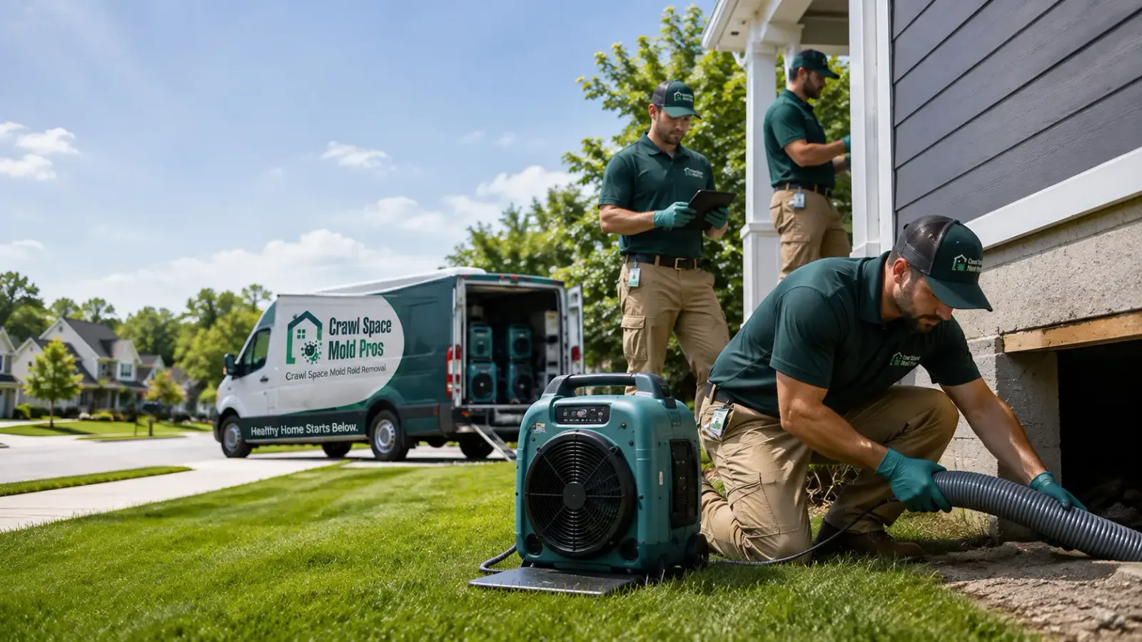 Crawl Space Mold Removal in Milton, WV